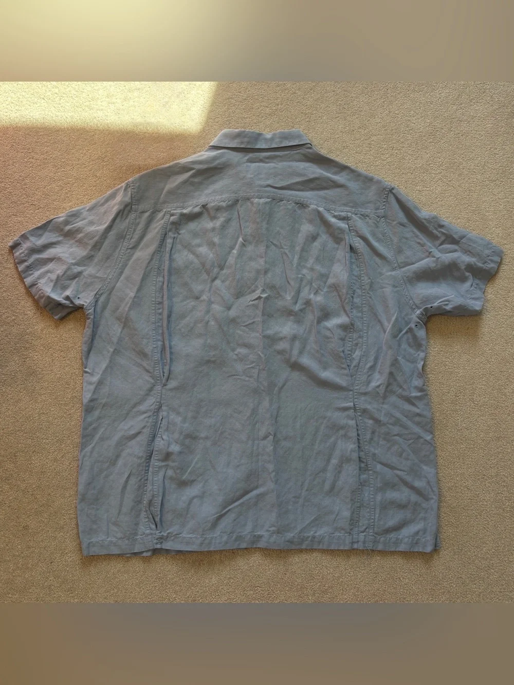 Nat Nast Men’s Light Blue Collared Button-down XL